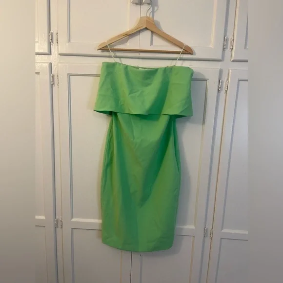 Likely | Dresses | Likely Strapless Lime Green Dress